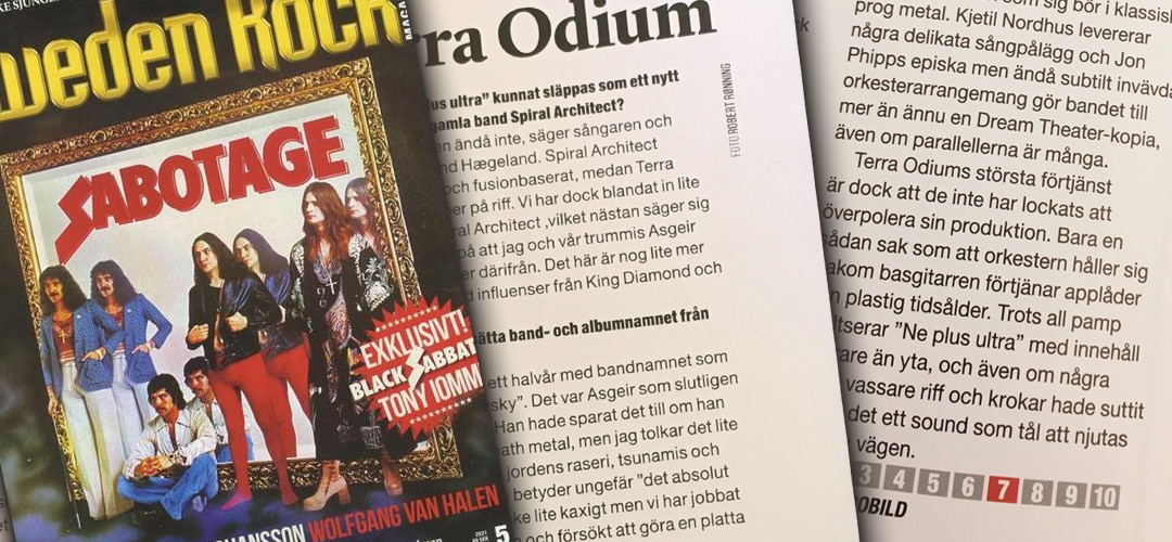 Terra Odium, Sweden-Rock Magazine review Terra Odium, Sweden-Rock Magazine review